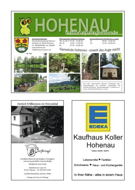 Vereinszeitung Ausgabe 04/2018