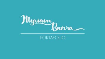 Myriam Becerra Portafolio