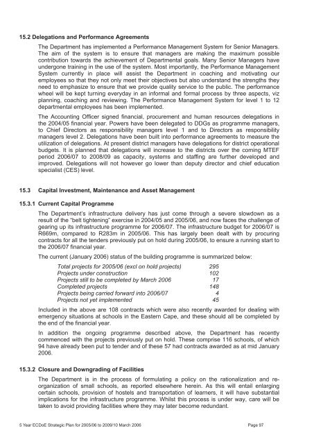 part a: strategic overview - Department of Education