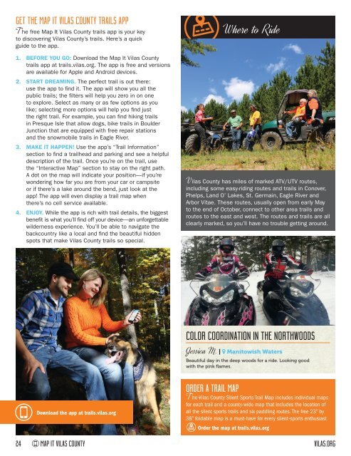 Vilas County Visitor Guide - 2019