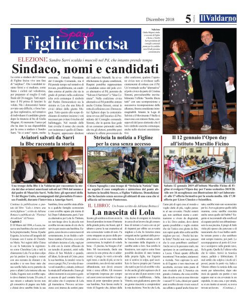 Il Valdarno Dicembre 2018