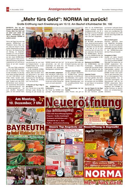 2018-12-09 Bayreuther Sonntagszeitung