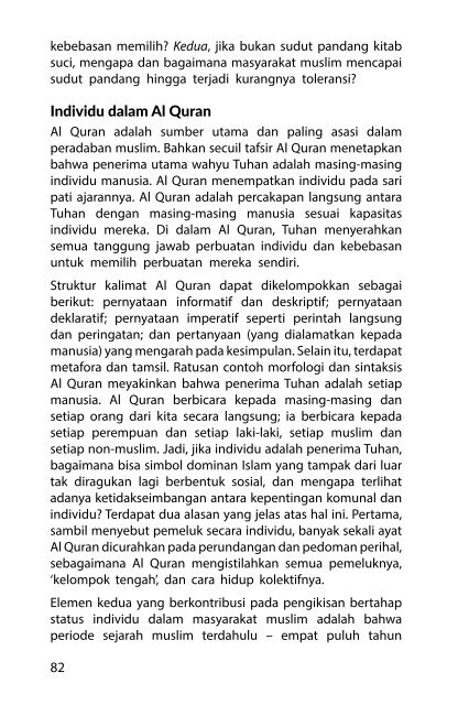 Islam dan Kebebasan