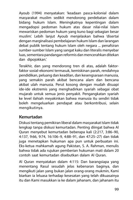 Islam dan Kebebasan