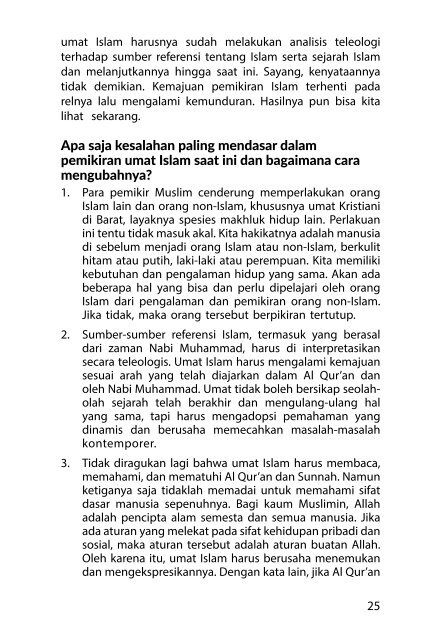 Islam dan Kebebasan