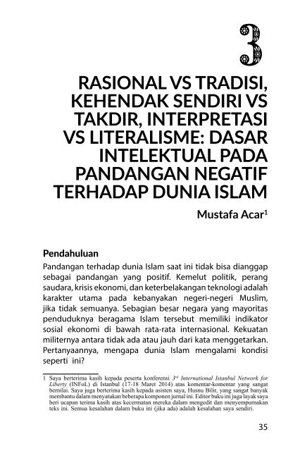 Islam dan Kebebasan