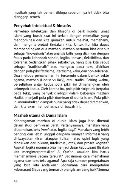 Islam dan Kebebasan