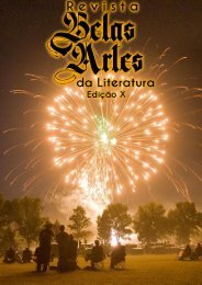 REVISTA BELAS ARTES DA LITERATURA X EDIÇÃO