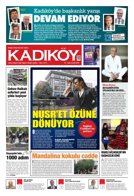 Kadikoy Gazetesi Aralik 2018