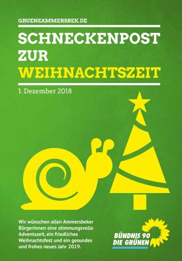 Schneckenpost zur Weihnachtszeit