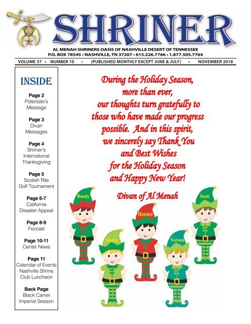 SHRINER DECEMBER 2018