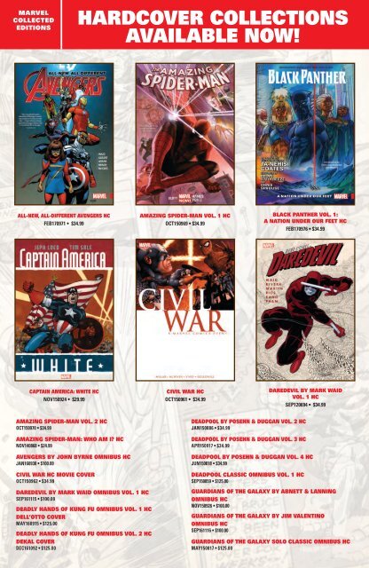 Marvel Previews 12-2018