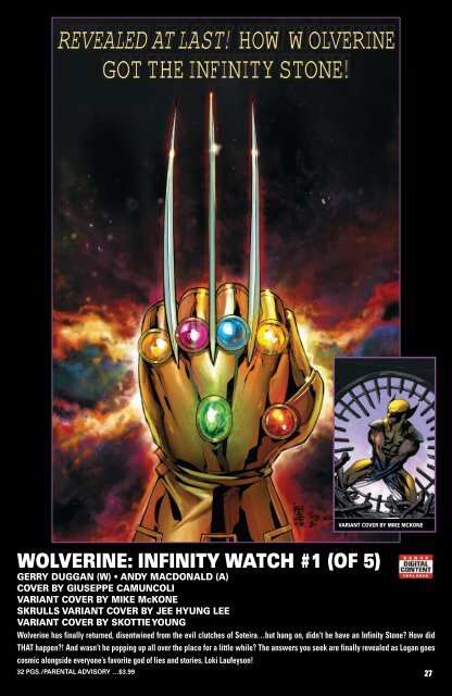 Marvel Previews 12-2018