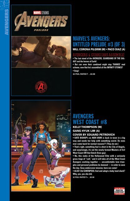 Marvel Previews 12-2018