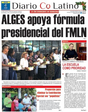 Edición 10 de diciembre de 2018
