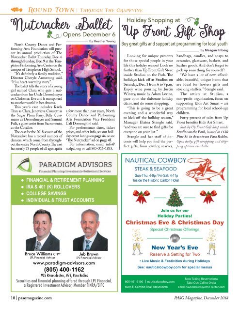 2018 December Paso Robles Magazine