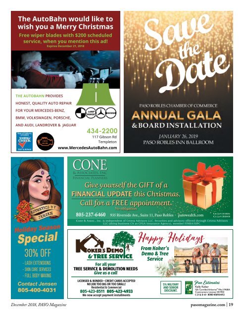 2018 December Paso Robles Magazine