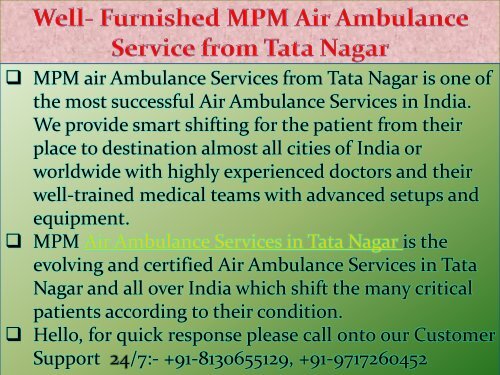 Very Affordable pricing by MPM Air Ambulance Service from Silchar