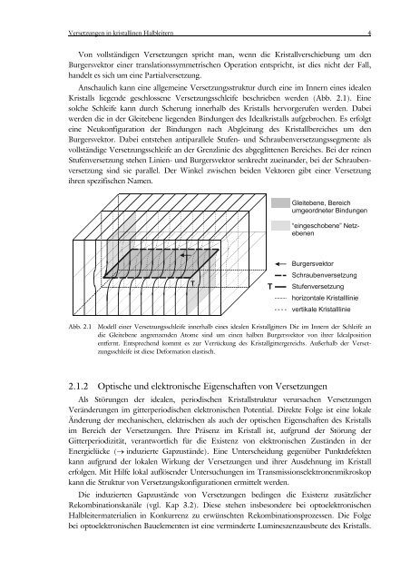 2 Versetzungen in kristallinen Halbleitern