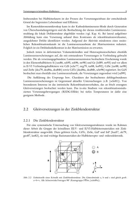 2 Versetzungen in kristallinen Halbleitern