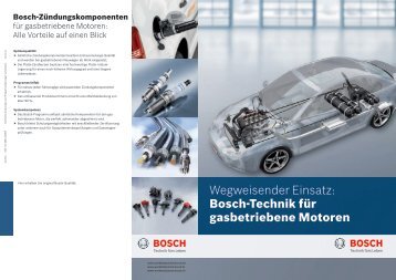 Wegweisender Einsatz: Bosch-Technik für gasbetriebene Motoren