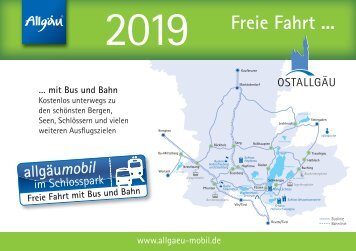 Fahrplanheft allgäumobil 2019