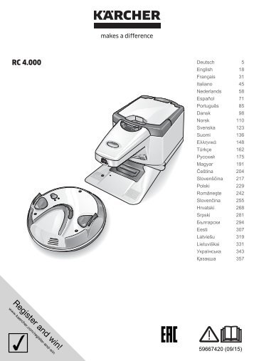 Karcher RC 4.000 - manuals
