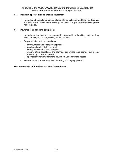 NEBOSH INTERNATIONAL GENERAL CERTIFICATE IN OCCUPATIONAL HEALTH AND SAFETY PDF visual data 4