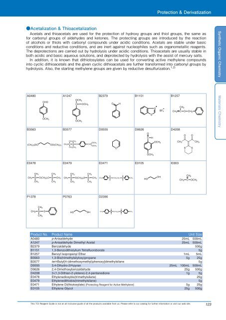 Tokyo Chemical Industries (TCI) Reagents Guide 8th Edition -Synthestic Organic Chemistry,Materials Chemistry_GH