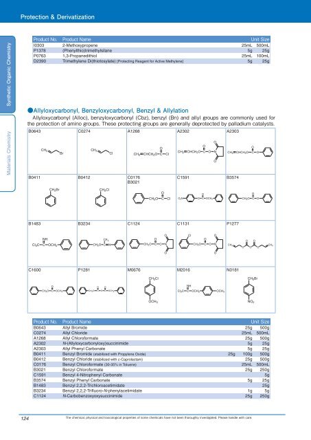 Tokyo Chemical Industries (TCI) Reagents Guide 8th Edition -Synthestic Organic Chemistry,Materials Chemistry_GH