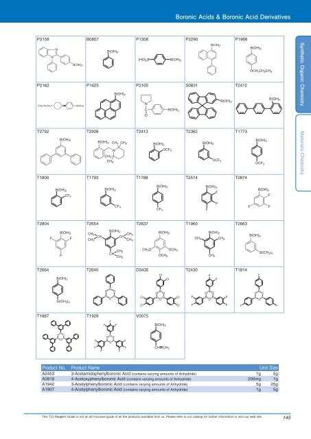 Tokyo Chemical Industries (TCI) Reagents Guide 8th Edition -Synthestic Organic Chemistry,Materials Chemistry_GH