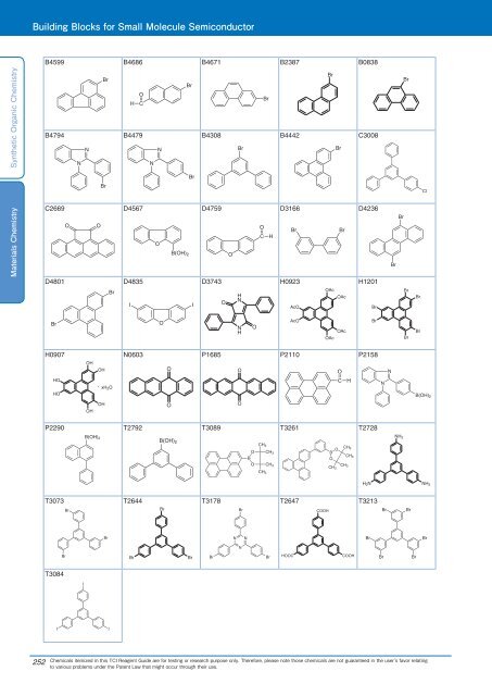 Tokyo Chemical Industries (TCI) Reagents Guide 8th Edition -Synthestic Organic Chemistry,Materials Chemistry_GH