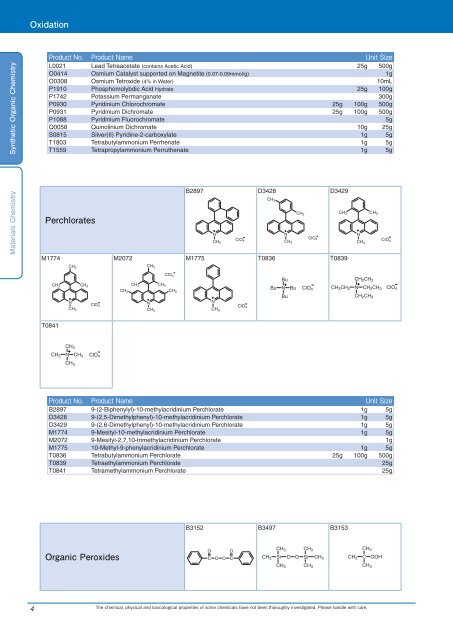 Tokyo Chemical Industries (TCI) Reagents Guide 8th Edition -Synthestic Organic Chemistry,Materials Chemistry_GH