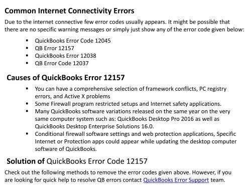 QuickBooks Error Code 12157 – How to Fix, Resolve