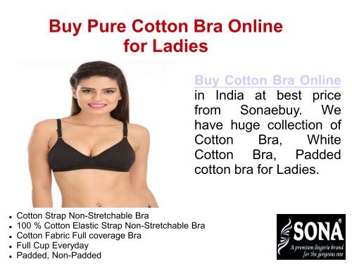 Buy Sona Full Coverage Bra For Women Online