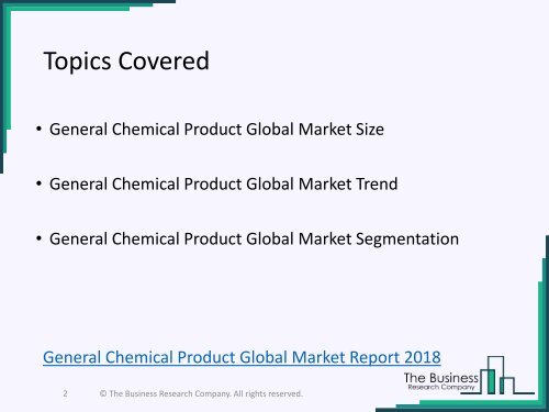 General Chemical Product Global Market Report 2018