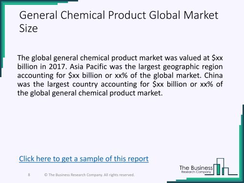 General Chemical Product Global Market Report 2018