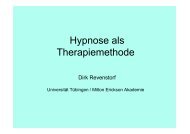 Präsentation Hypnose Methode (2012) - MEG Tübingen