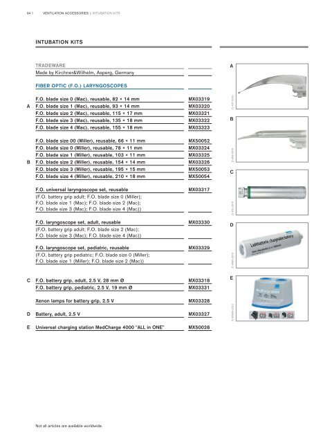 Accessory Catalogue 2019/2020