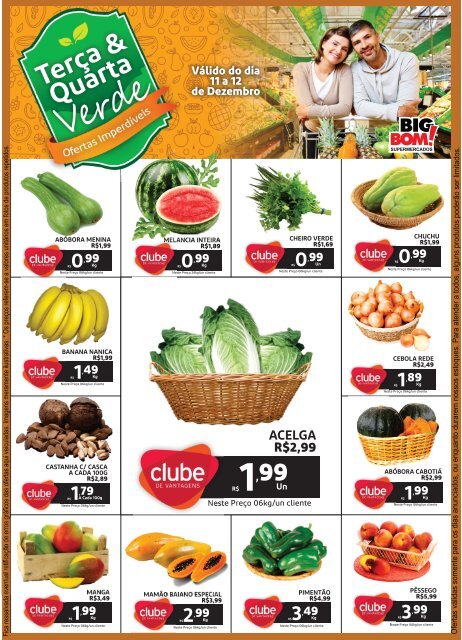 Terça e Quarta Verde - Bigbom Supermercado - 10-12-2018