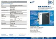 Silver Digiplate System e SDP-Eco 1630 III ... - Mitsubishi Paper