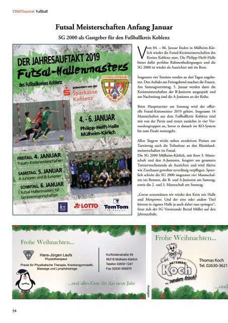 STADTJournal Ausgabe Dezember