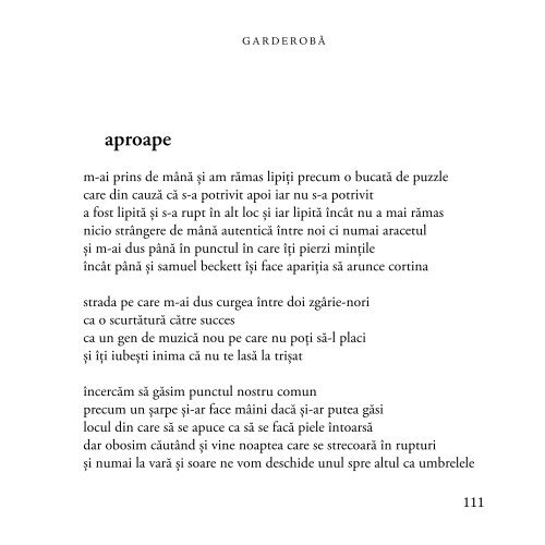 Garderobă (poezii) - Theo Gușat