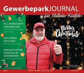 GewerbeparkJOURNAL Ausgabe Winter 2018