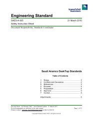 SAES-A-005 - Safety Instruction Sheet