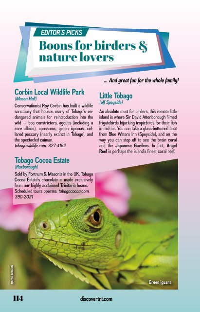 Discover Trinidad & Tobago Travel Guide 2019 (issue #30)