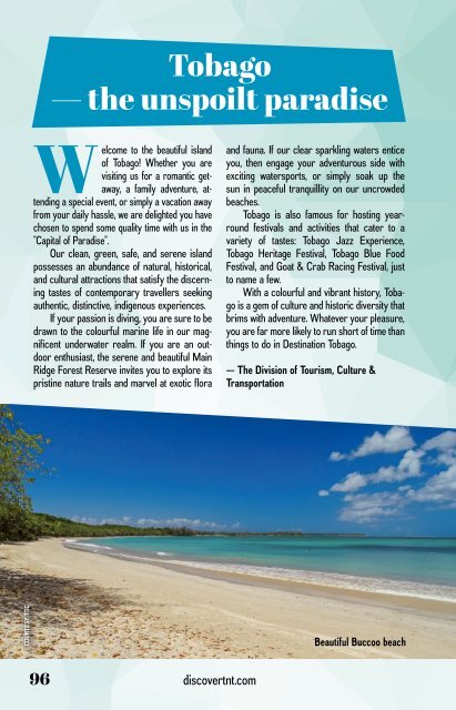 Discover Trinidad & Tobago Travel Guide 2019 (issue #30)