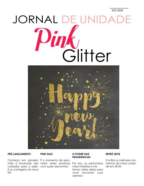 jornal pink glitter _dezembro