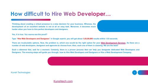 Points to keep in mind while Hiring Web Development Agency