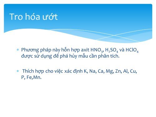 ĐỀ TÀI PHÂN TÍCH MẪU THỰC VẬT